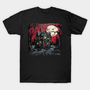 Goth Mansion Haunted House Fairytale. Haunted House Mansion T-Shirt